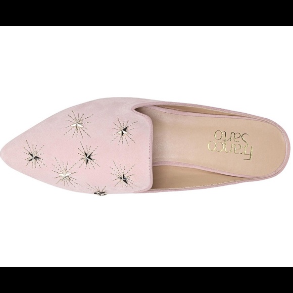 Franco Sarto suede Pink Mules - Picture 2 of 8
